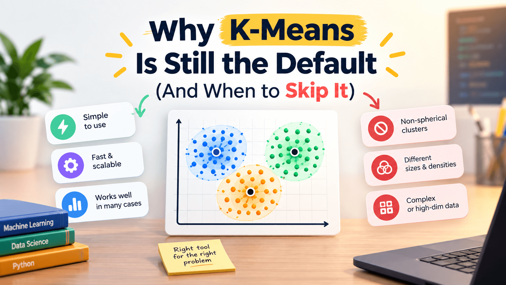Why K-Means Is Still the Default (And When to Skip It)