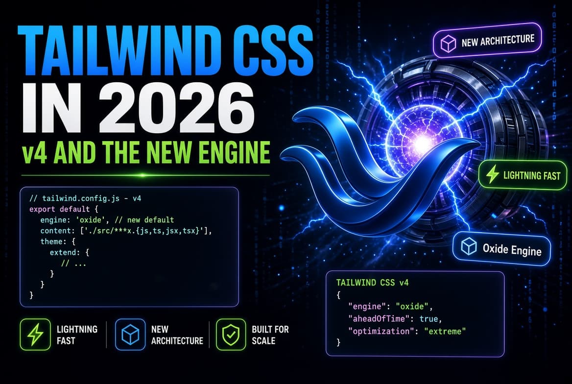 Tailwind CSS in 2026: v4 and the New Engine