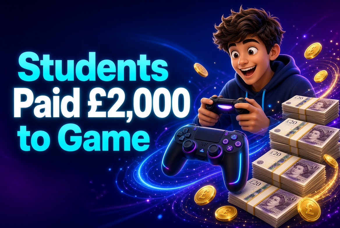 Why students are being paid £2,000 to play computer games